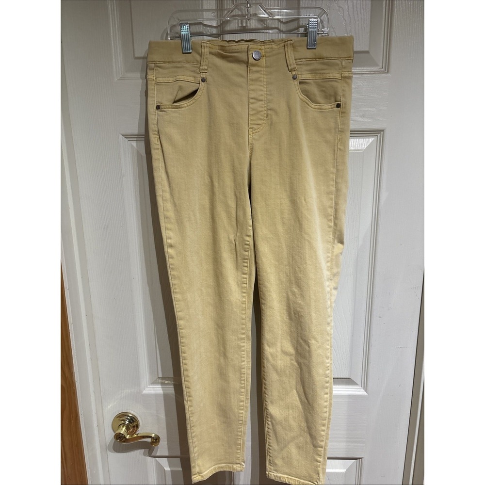 Liverpool Los Angeles Jeans Women Size 8/29 Ankle Skinny Yellow Stretch Denim‎